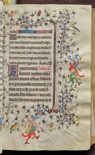 Hours of Charles the Noble, King of Navarre (1361-1425): fol. 51r, Text