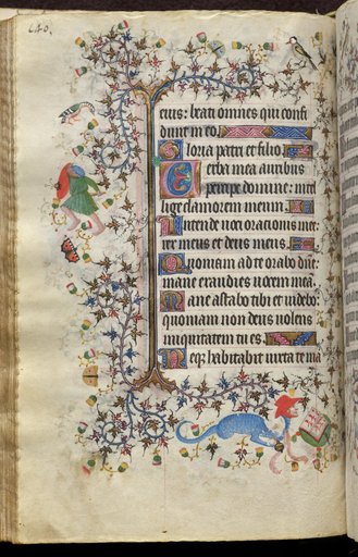 Hours of Charles the Noble, King of Navarre (1361-1425): fol. 70v, Text