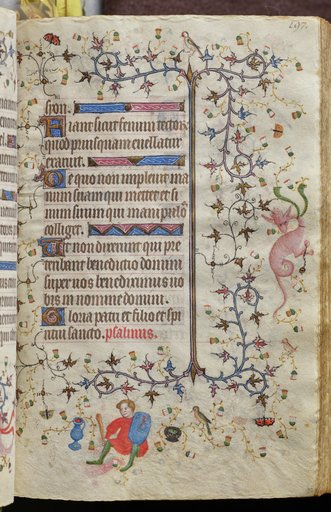 Hours of Charles the Noble, King of Navarre (1361-1425): fol. 98r, Text
