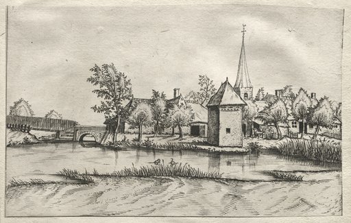 Views of Villages in Brabant and Campine: A Moated Village