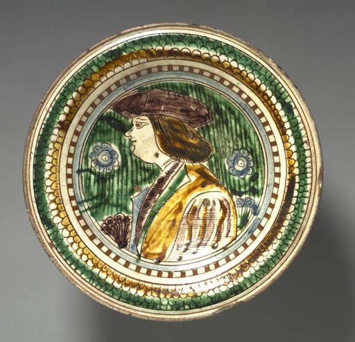 Plate with a Portrait of a Gentleman