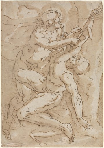 Apollo Flaying Marsyas (recto)