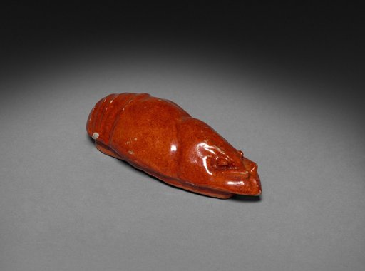 Plate with Crayfish (lid)