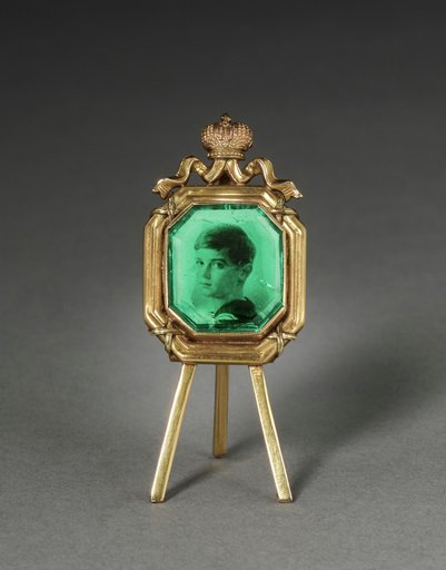Gold Easel and Photograph