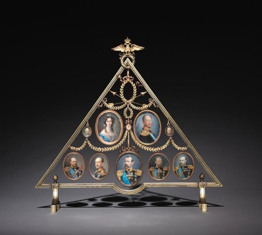 Framed Miniatures of the Russian Imperial Family