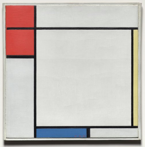 Composition with Red, Yellow, and Blue