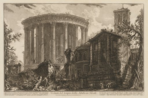 Views of Rome: Temple of the Sibyl at Tivoli