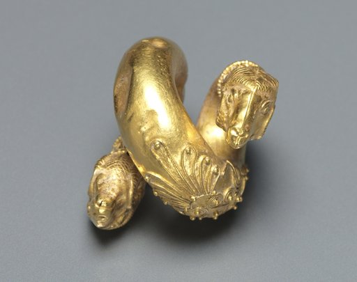 Hair Ringlet with Ram Head