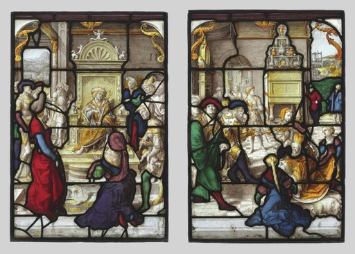 The Judgment of Solomon and Esther before Ahasuerus (pair)