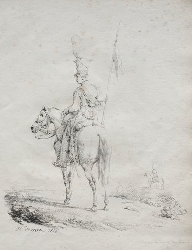 Receuil d'essais lithographiques: Le Lancier en Vedette