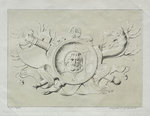 Receuil d'essais lithographiques: Un trophee