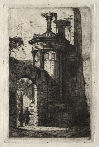 Entrance to the French Capuchin Convent at Athens