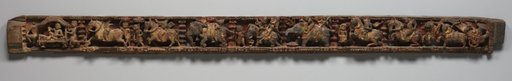 Narrative Frieze: Procession with Dignitary in a Palanquin Architrave from a Jain Temple