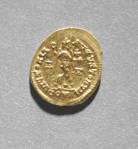 Solidus of Arkadios (reverse)