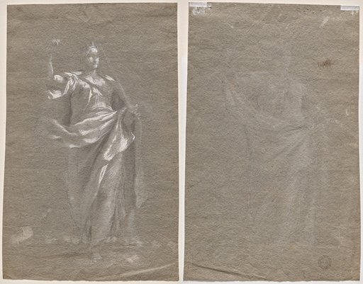 Allegorical Figure (recto and verso)