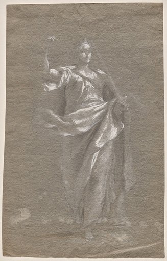 Allegorical Figure (recto)