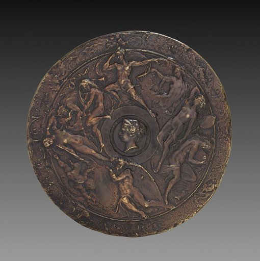 Circular Plaquette with Frieze of Mannerist Figures