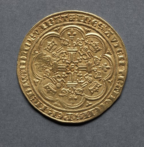 Noble: Ornamental Cross with Lis Terminals (reverse)