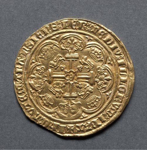 Noble: Ornamental Cross with Lis Terminals (reverse)