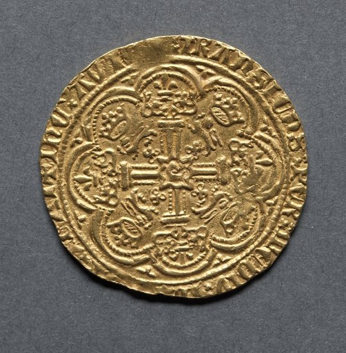 Noble: Ornamental Cross with Lis Terminals (reverse)