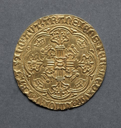 Noble: Ornamental Cross with Lis Terminals (reverse)