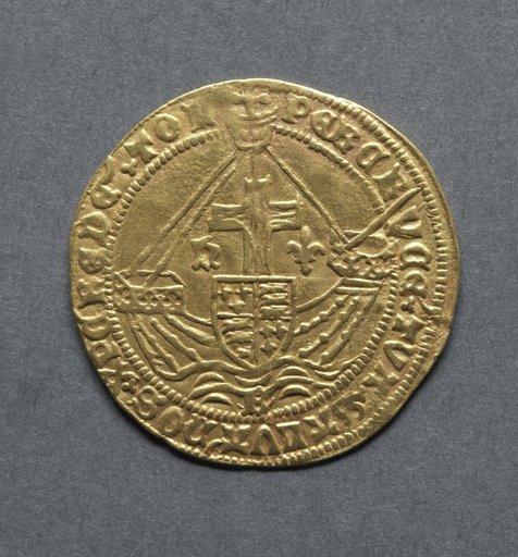 Angel: Ship with Shield of Arms and Cross (reverse)
