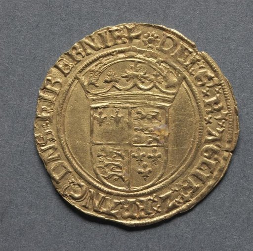 Crown of the Double Rose: Crowned Royal Arms (reverse)