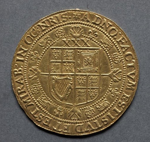 Rose Ryal: Shield of Arms (reverse)