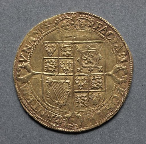 Laurel: Crowned Shield of Arms (reverse)