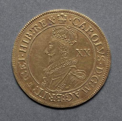 Unite: Charles I (obverse)
