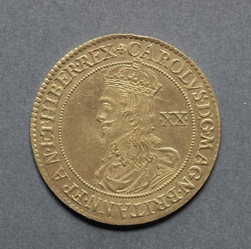 Unite: Charles I (obverse)