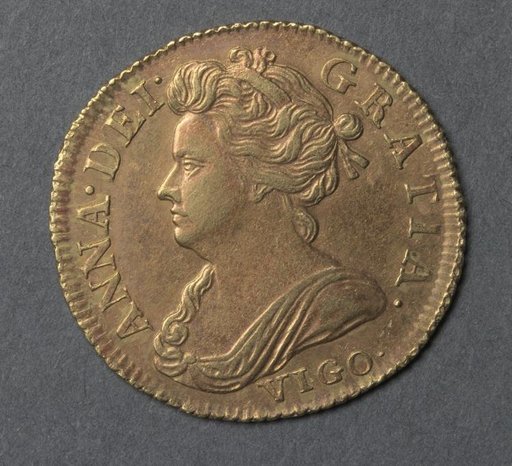 Half Guinea: Anne (obverse)