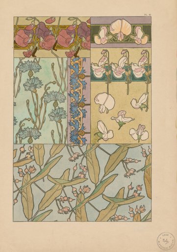 Documents Decoratifs: Sweet Peas