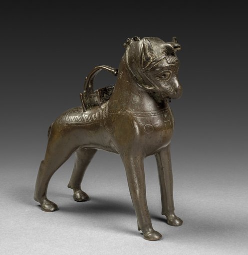 Aquamanile: Saddled Horse