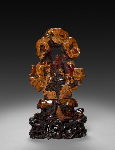 Bodhisattva Guanyin Seated in a Rock Grove