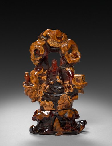 Bodhisattva Guanyin Seated in a Rock Grove