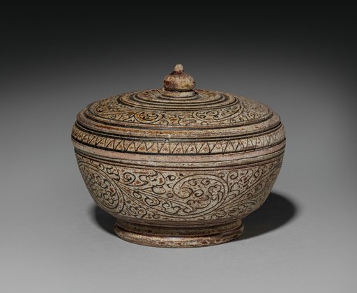 Covered Jar, Sawankhalok ware