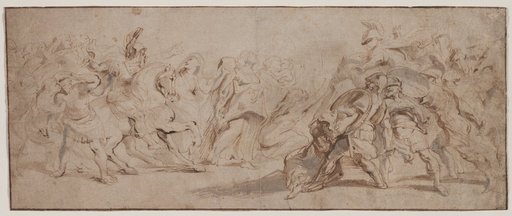 Reconciliation of the Romans and the Sabines (recto)