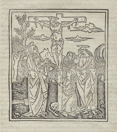 Crucifixion; published in Operette: Regola a tutti religiosi, Trattato del sacramento e dei misteri della Messa, Ragola del ben vivere