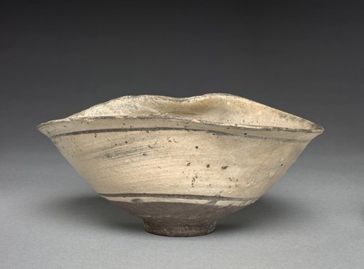 Bowl with Brushing Decorations