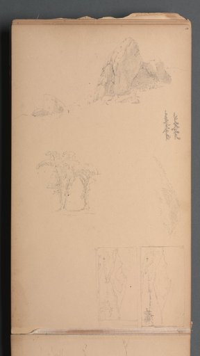 Sketchbook, page 09: Mountians and Rocks