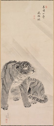 Tiger in Wind