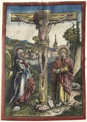 Christ on the Cross between the Virgin and Saint John