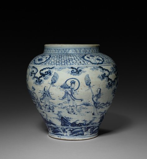 Jar with Scenes from the Land of Daoist Immortals