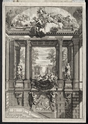Staircase at the Palace of Voorst in Holland