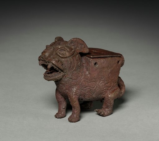 Male Feline-Shaped Container