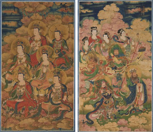 The Bodhisattvas of the Ten Stages in Attaining the Most Perfect Knowledge; The Eight Hosts of Deva, Naga, and Yakshi