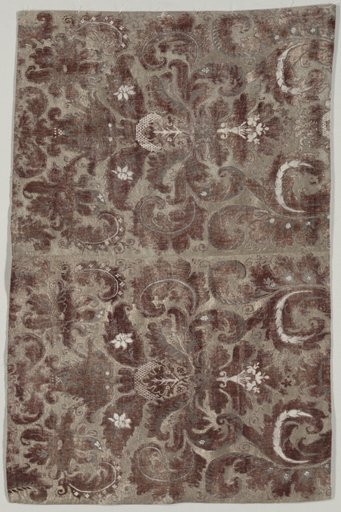 Two Joined Panels of "Fortuny Painted Velvet"