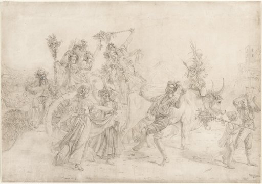 Pilgrims Returning from the Feast Day of the Madonna dell'Arco