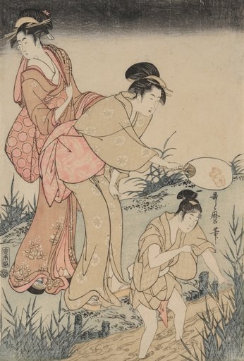 Catching Fireflies Beneath a Willow Tree (right)
